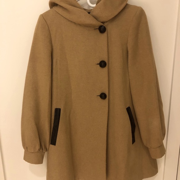 Camel 🐪 wool cotton blend winter coat - Picture 1 of 9